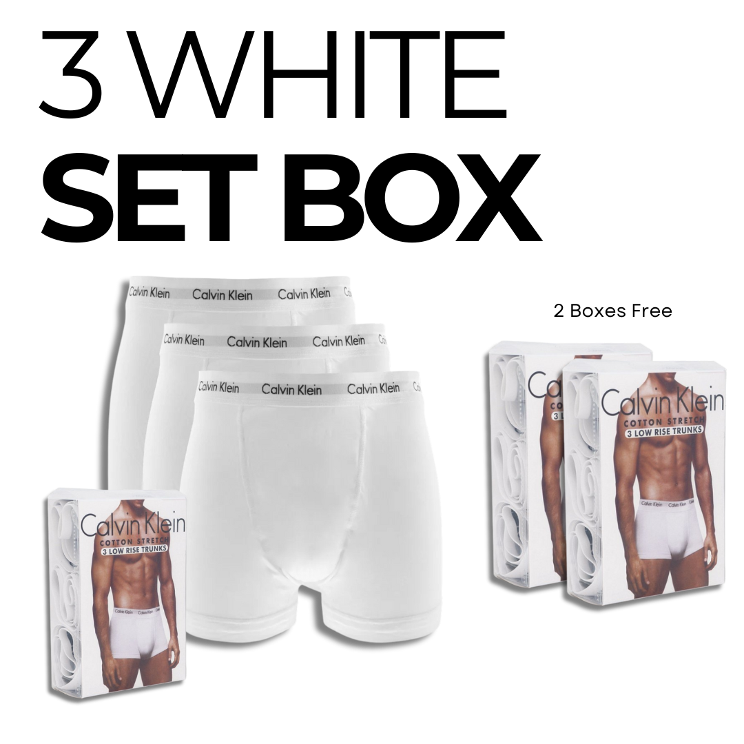 Calvin K. Cotton Stretch Low Rise Trunks (BUY 1 GET 2 FREE)